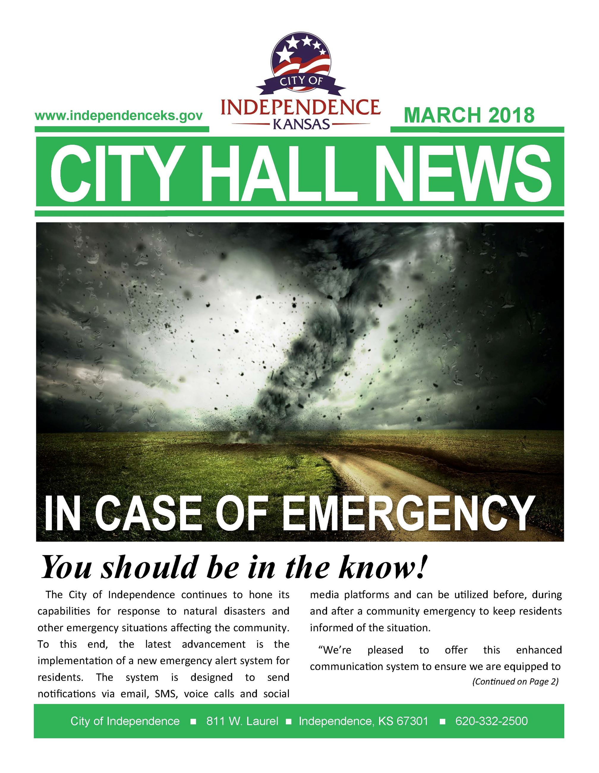 March 2018 Newsletter