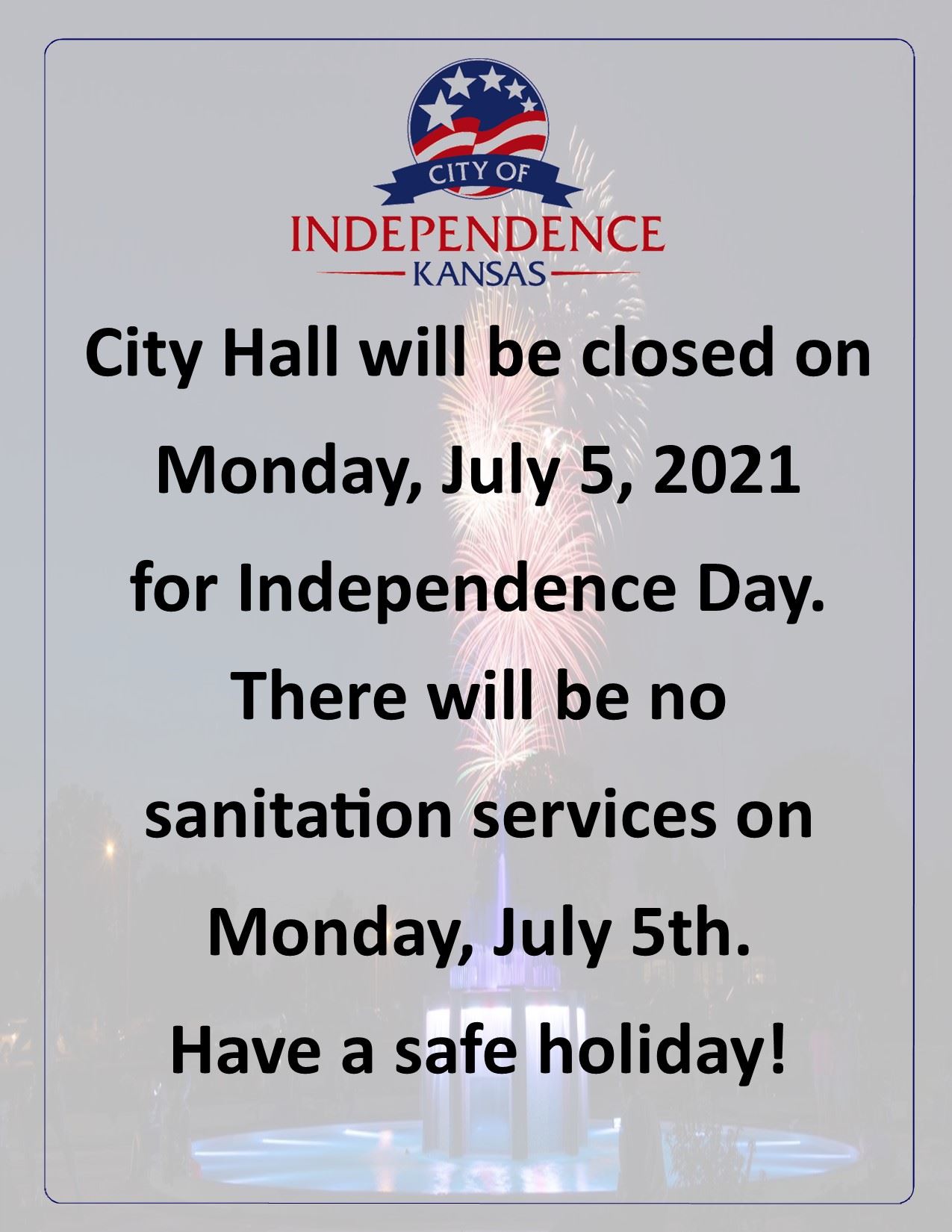 Closed-July4th