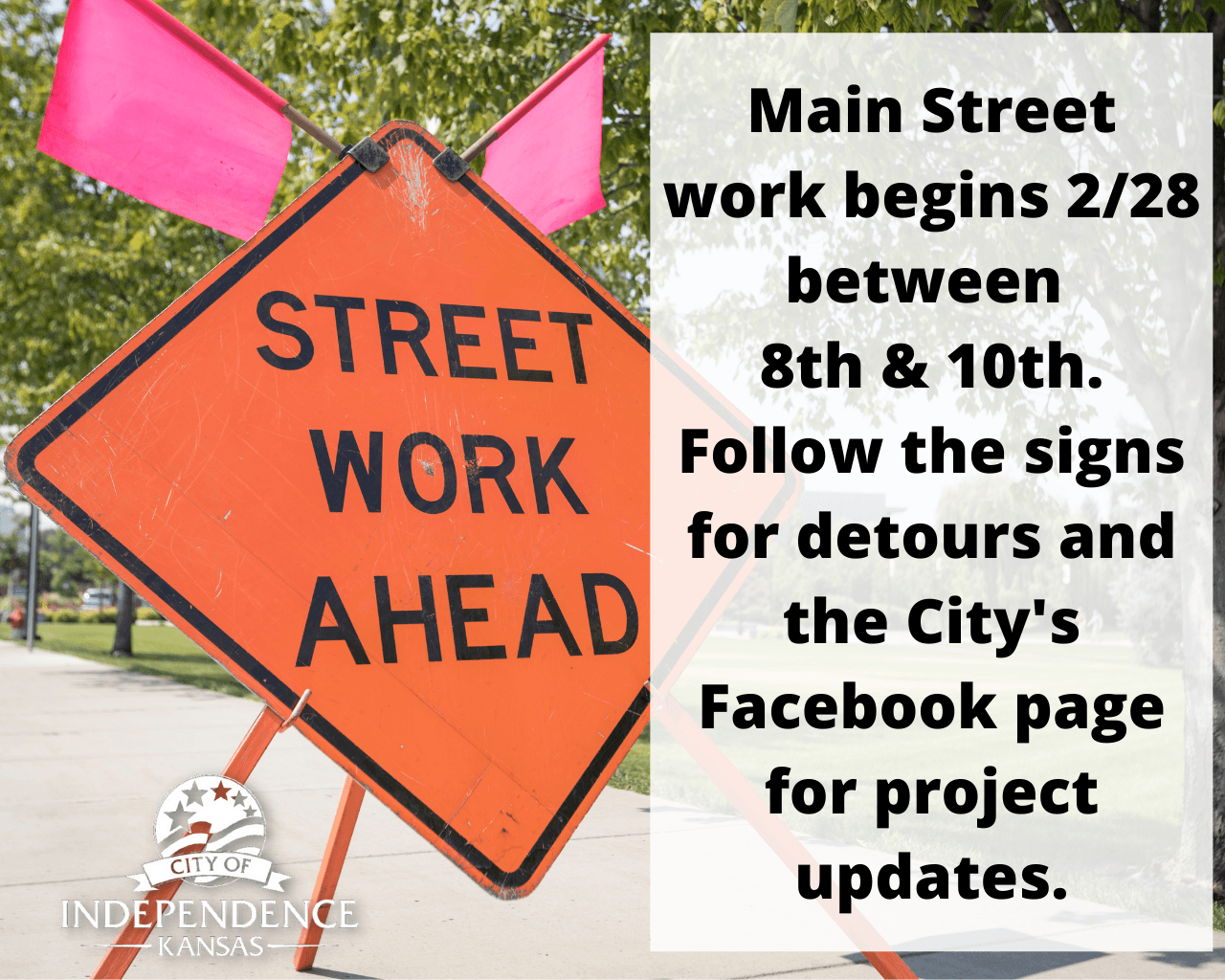 Main Street project TV Slide