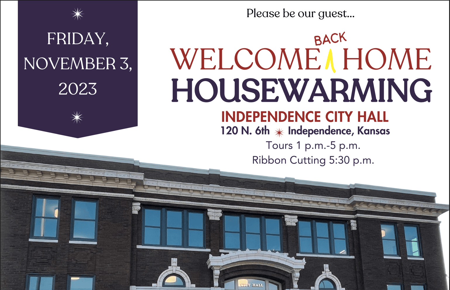 1916 City Hall Housewarming