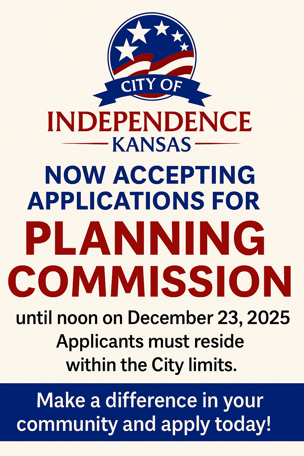 City of Independence Planning Commission Notice