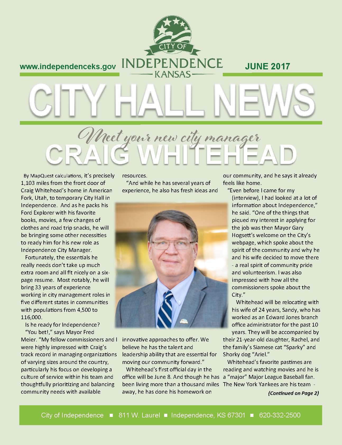 City of Independence June 2017 Newsletter