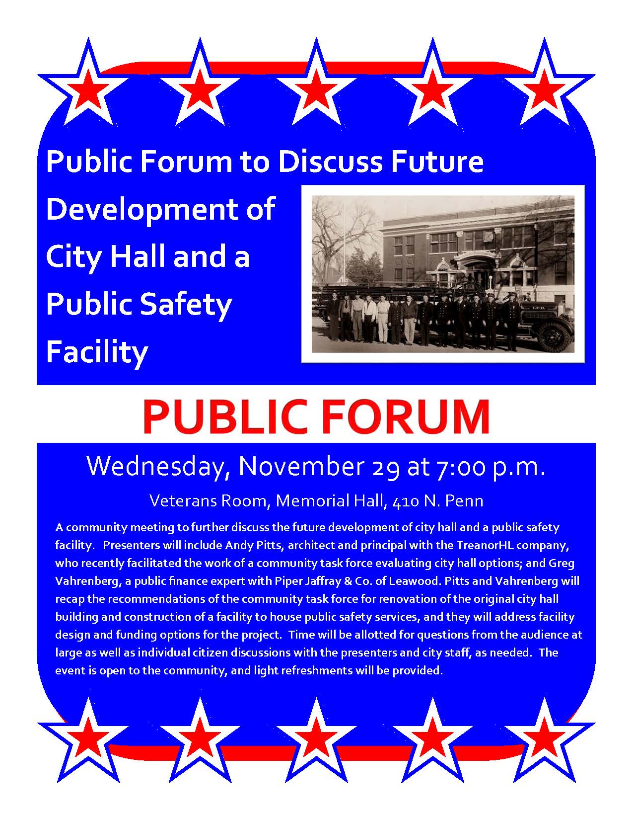 Public Forum Poster